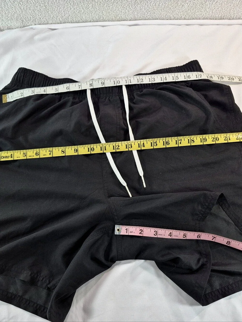 Nike Athletic Shorts Bundle - Black Dri-FIT Running Shorts & Gray Chevron Basket
